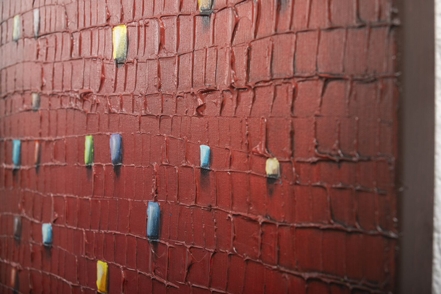 PIXELS / 2025 / red / 40x60 / HLQN2
