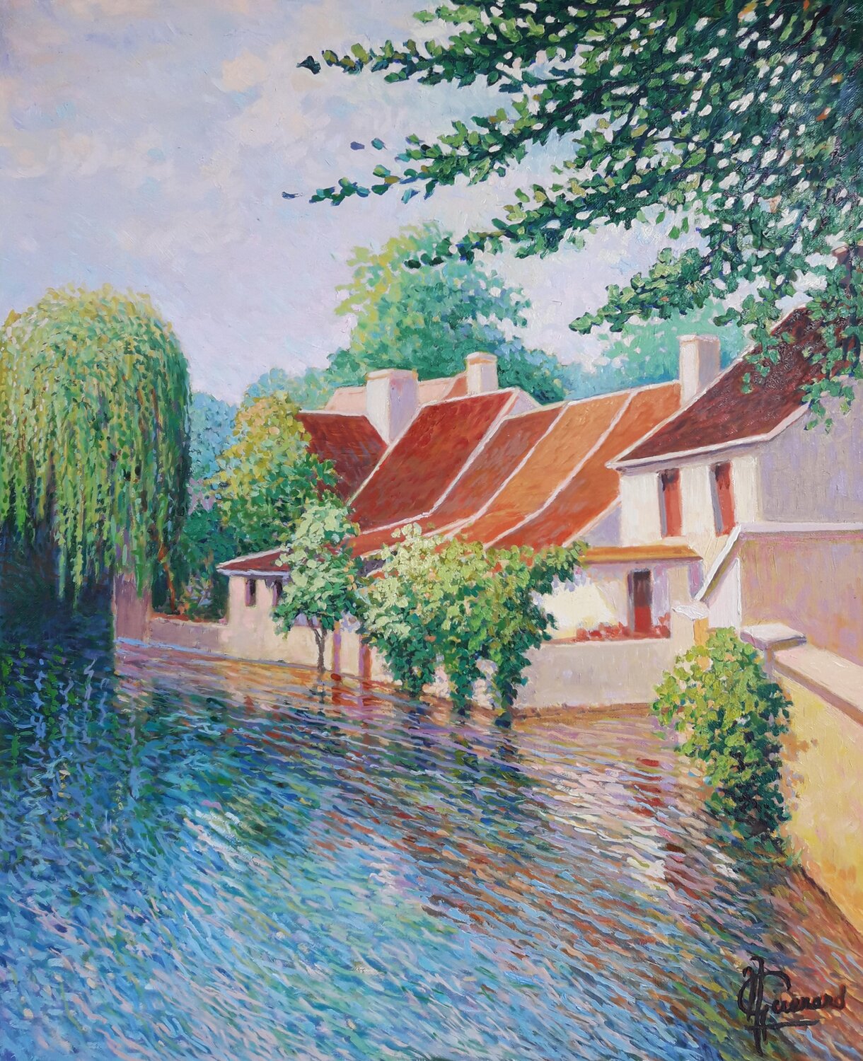 Maisons au bord de l'eau à Troyes, Champagne - vista 1 de 4