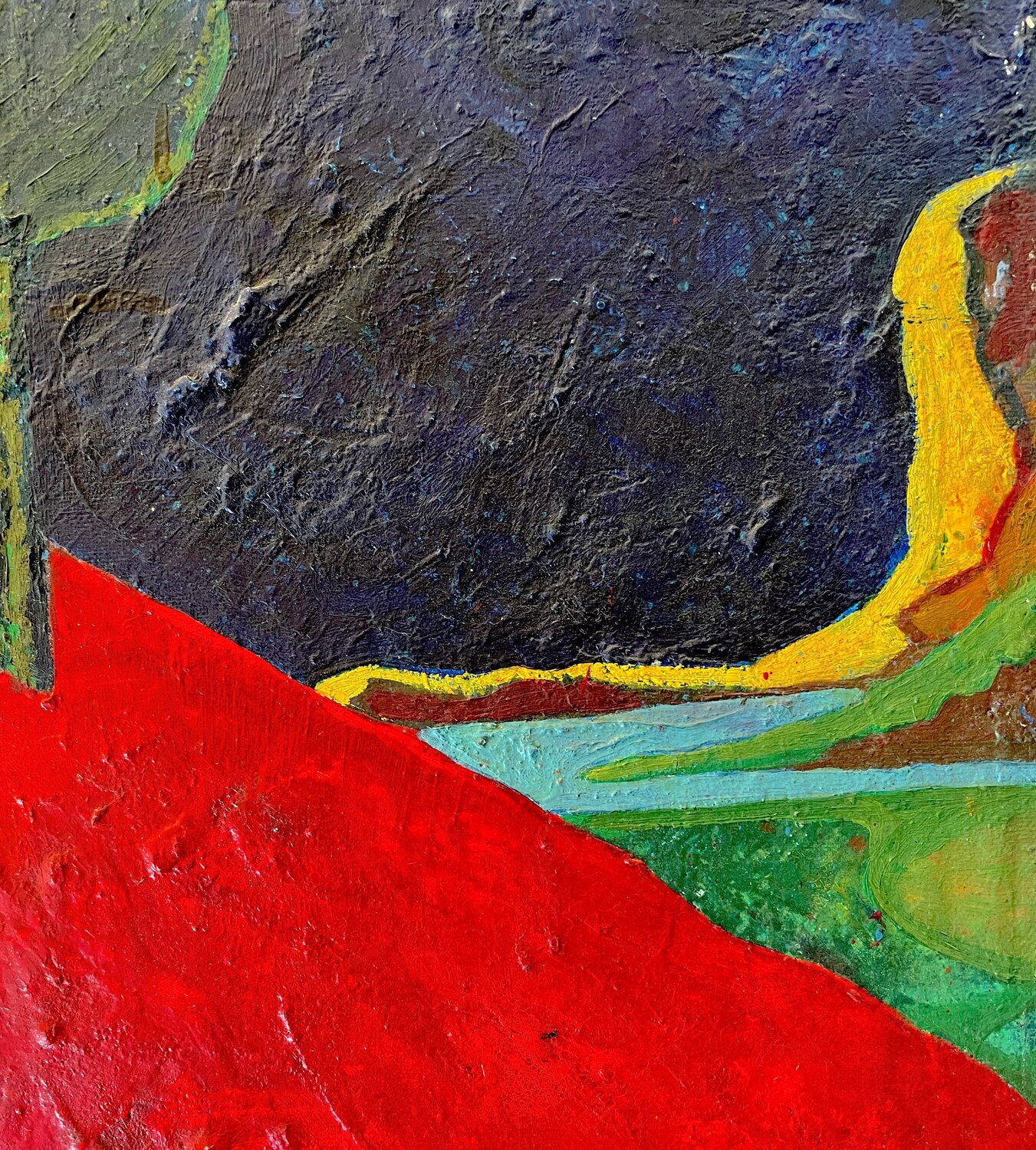 Cipressi e prato rosso - view 4 of 5