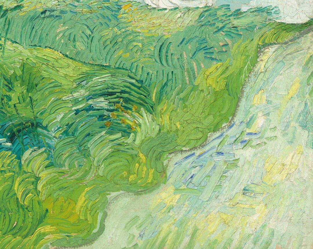 Green Wheat Fields, Auvers